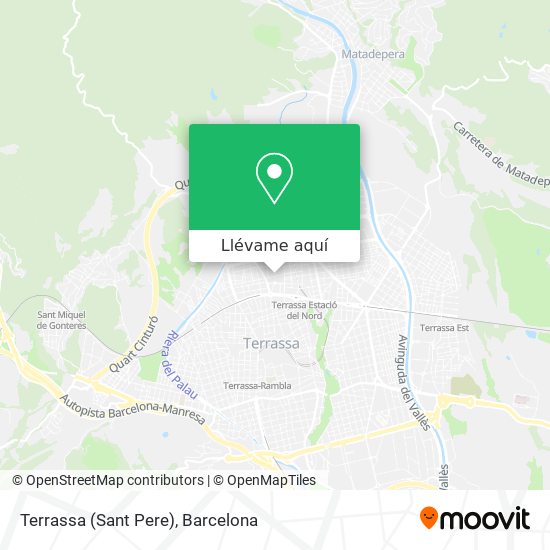 Mapa Terrassa (Sant Pere)