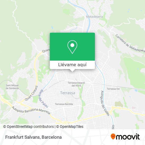 Mapa Frankfurt Salvans