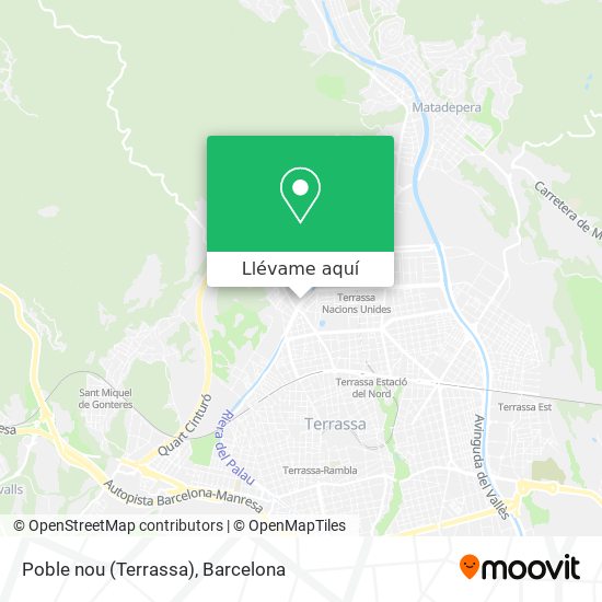 Mapa Poble nou (Terrassa)