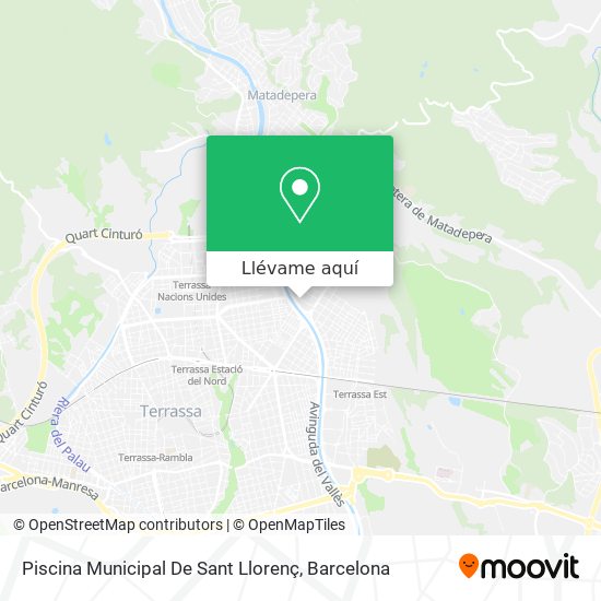 Mapa Piscina Municipal De Sant Llorenç
