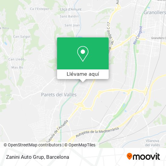 Mapa Zanini Auto Grup