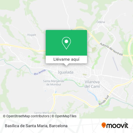 Mapa Basílica de Santa Maria