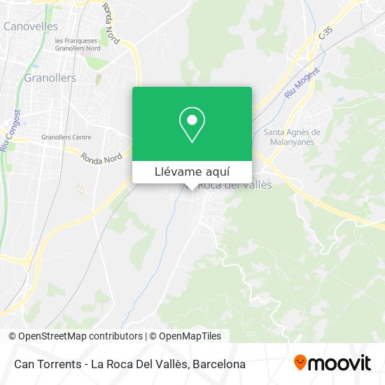 Mapa Can Torrents - La Roca Del Vallès