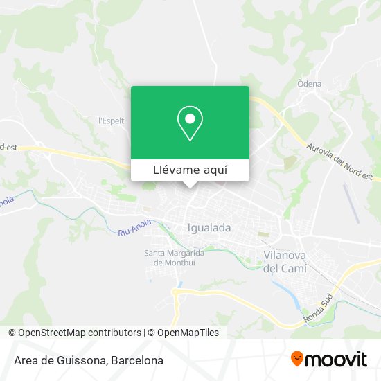 Mapa Area de Guissona