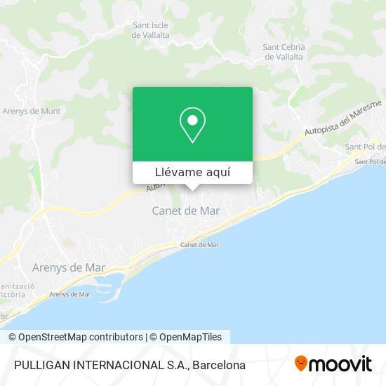 Mapa PULLIGAN INTERNACIONAL S.A.