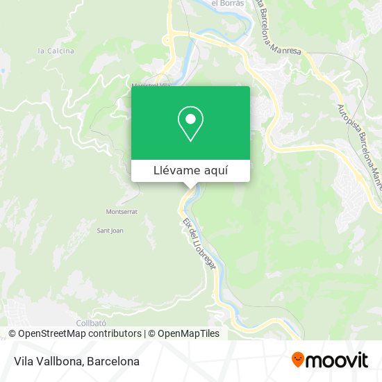 Mapa Vila Vallbona