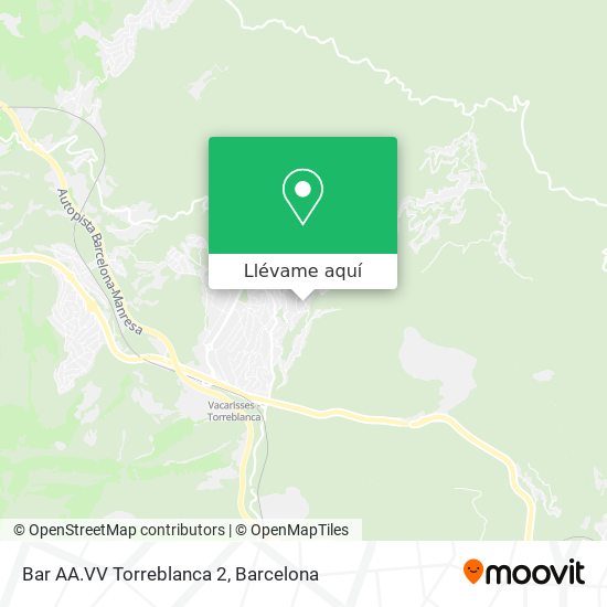 Mapa Bar AA.VV Torreblanca 2