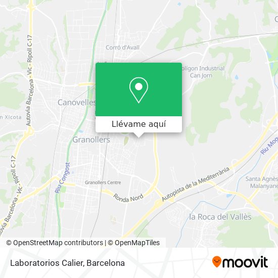 Mapa Laboratorios Calier