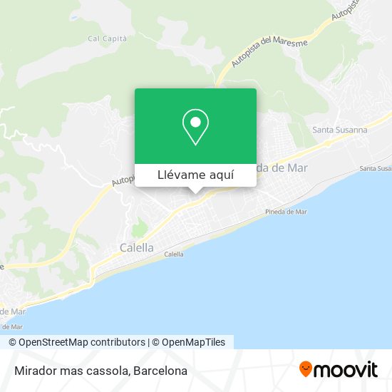 Mapa Mirador mas cassola