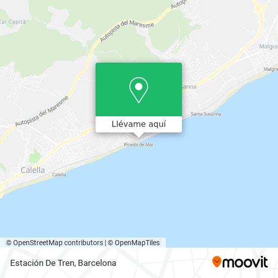Mapa Estación De Tren