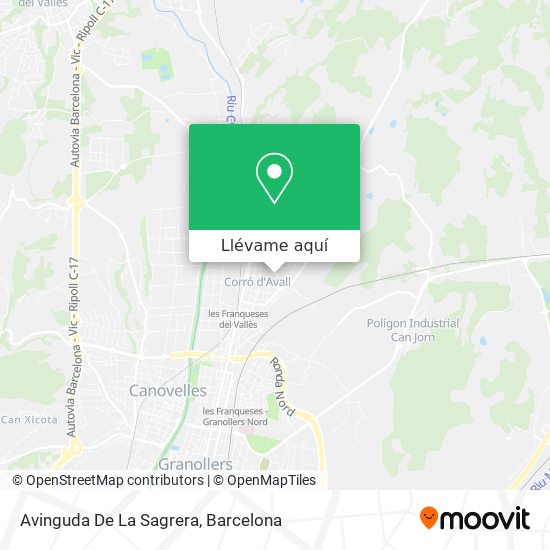 Mapa Avinguda De La Sagrera