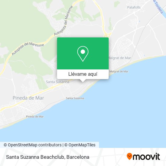 Mapa Santa Suzanna Beachclub