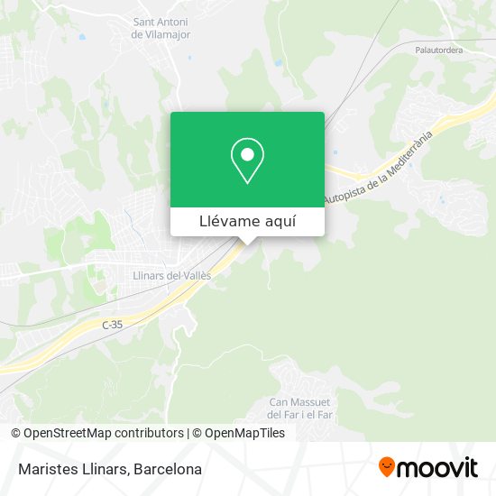 Mapa Maristes Llinars