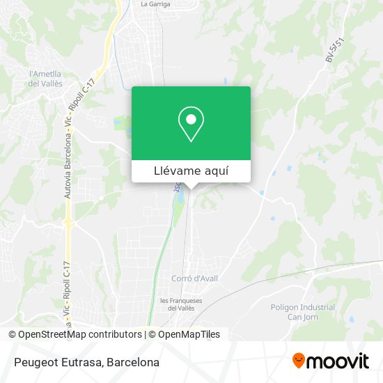 Mapa Peugeot Eutrasa