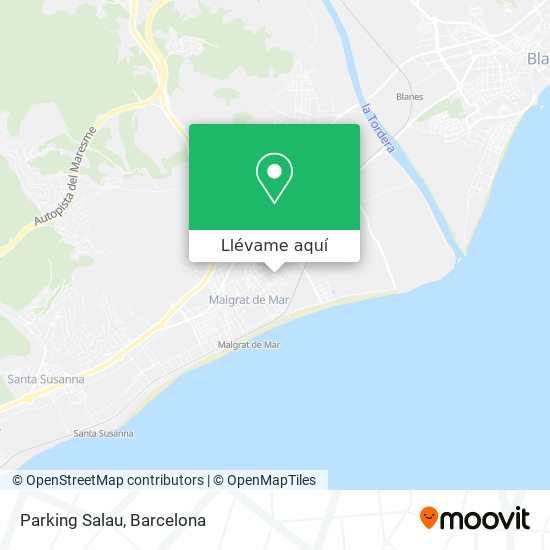 Mapa Parking Salau