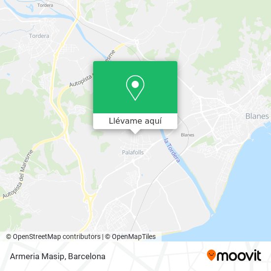 Mapa Armeria Masip