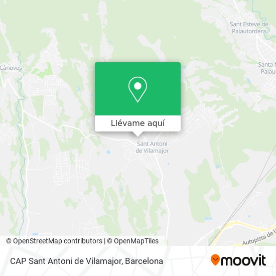 Mapa CAP Sant Antoni de Vilamajor