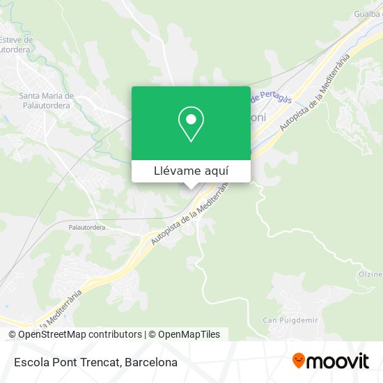 Mapa Escola Pont Trencat
