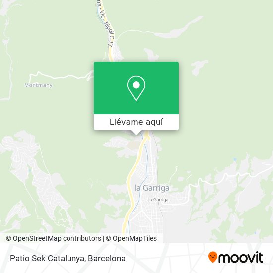Mapa Patio Sek Catalunya