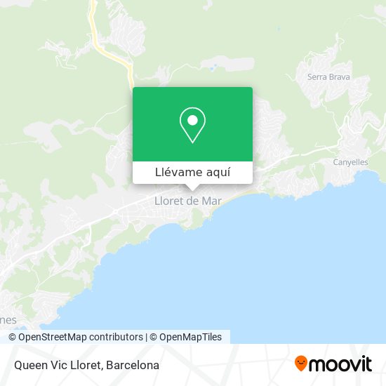 Mapa Queen Vic Lloret