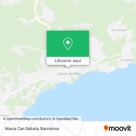 Mapa Masia Can Sabata