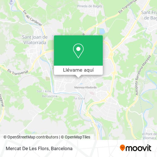 Mapa Mercat De Les Flors