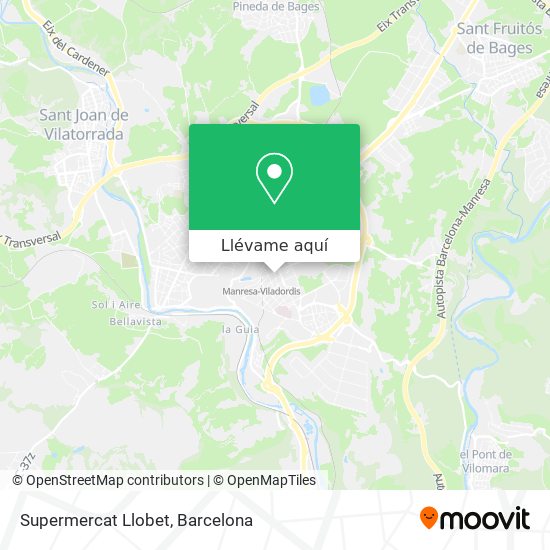 Mapa Supermercat Llobet