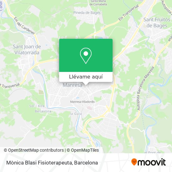 Mapa Mònica Blasi Fisioterapeuta