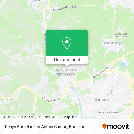Mapa Penya Barcelonista Antoni Camps