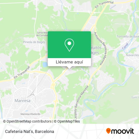Mapa Cafeteria Nat's