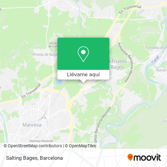 Mapa Salting Bages