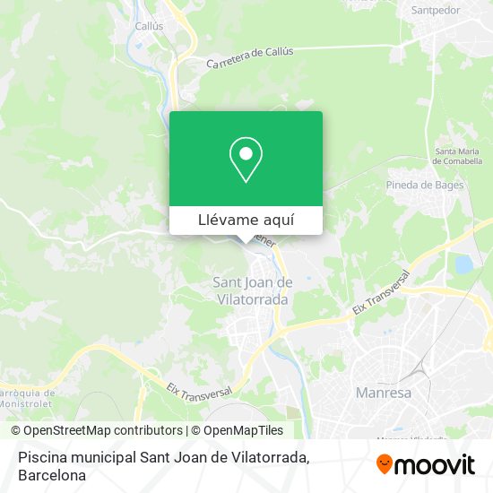 Mapa Piscina municipal  Sant Joan de Vilatorrada
