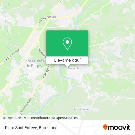 Mapa Riera Sant Esteve
