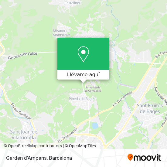 Mapa Garden d'Ampans