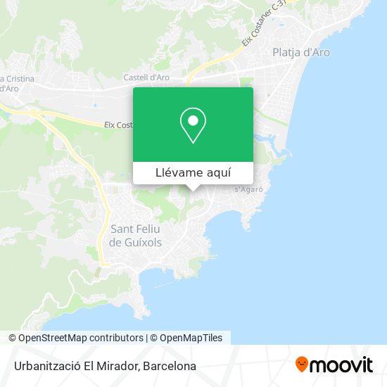 Mapa Urbanització El Mirador