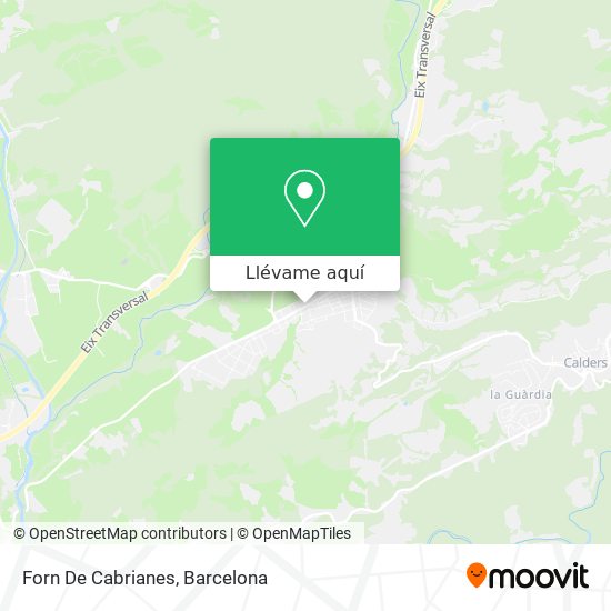 Mapa Forn De Cabrianes