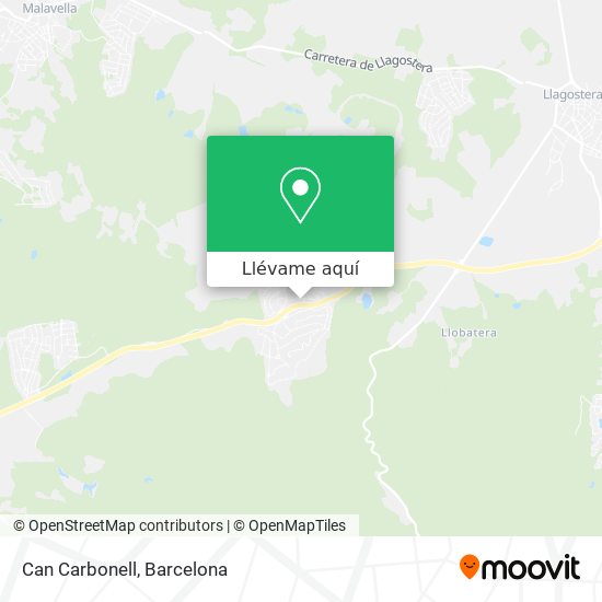 Mapa Can Carbonell