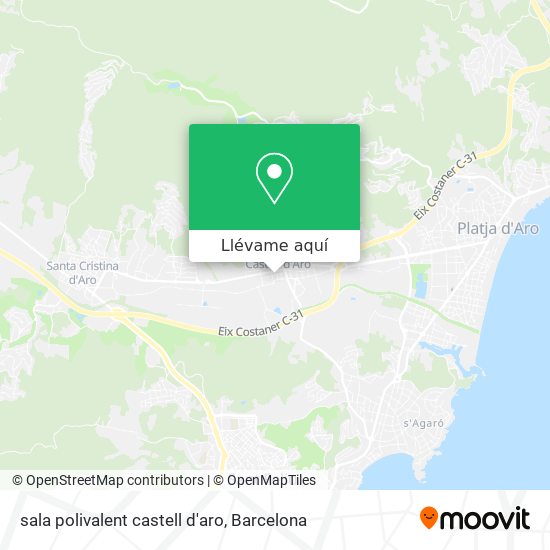 Mapa sala polivalent   castell d'aro