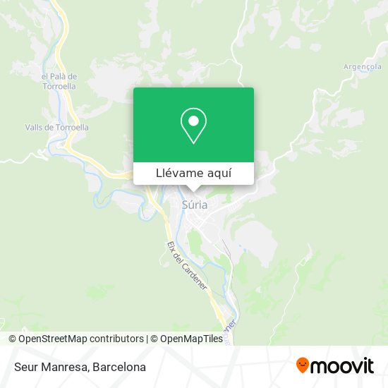 Mapa Seur Manresa