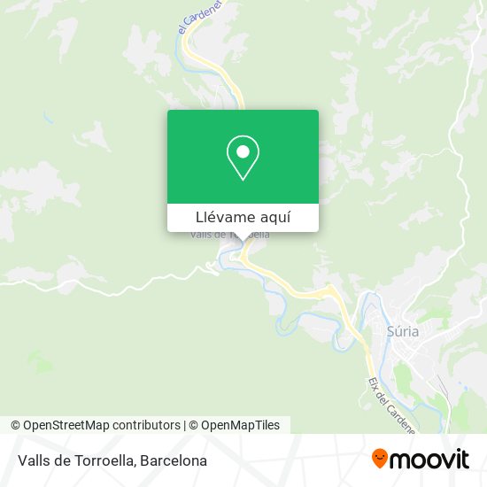 Mapa Valls de Torroella