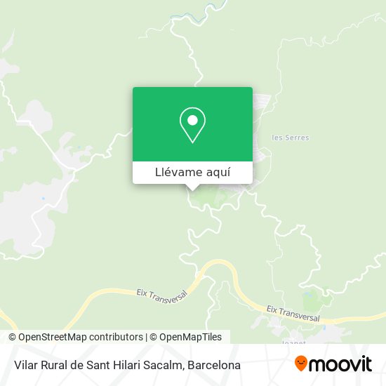Mapa Vilar Rural de Sant Hilari Sacalm