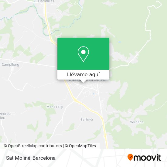 Mapa Sat Moliné