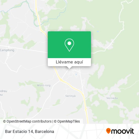 Mapa Bar Estacio 14