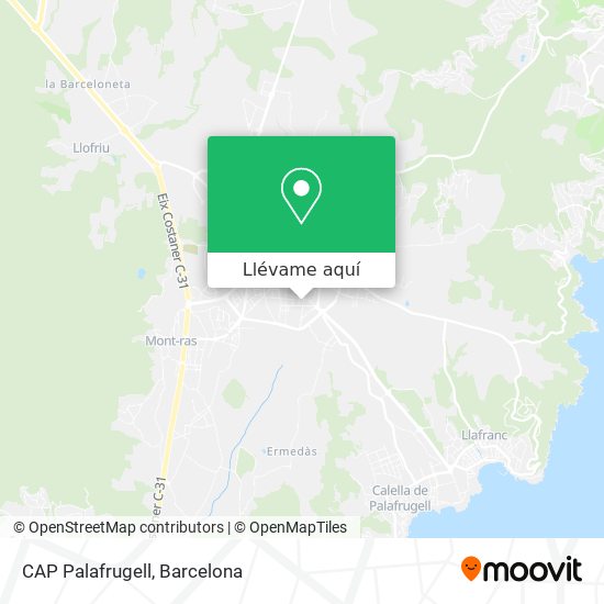 Mapa CAP Palafrugell