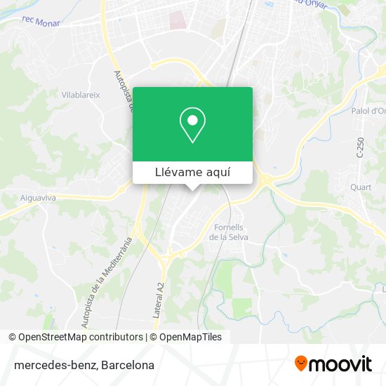 Mapa mercedes-benz