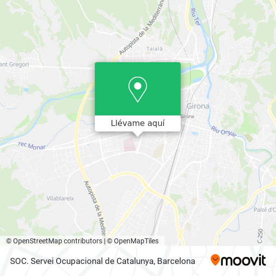Mapa SOC. Servei Ocupacional de Catalunya