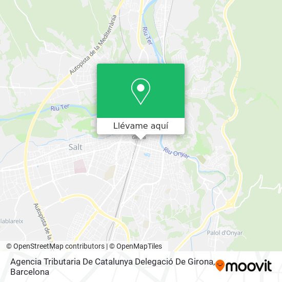 Mapa Agencia Tributaria De Catalunya Delegació De Girona