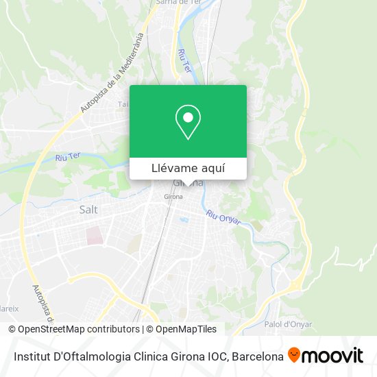 Mapa Institut D'Oftalmologia Clinica Girona IOC