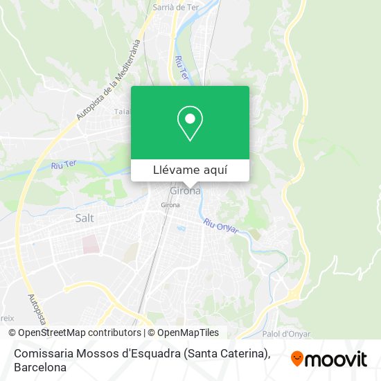 Mapa Comissaria Mossos d'Esquadra (Santa Caterina)