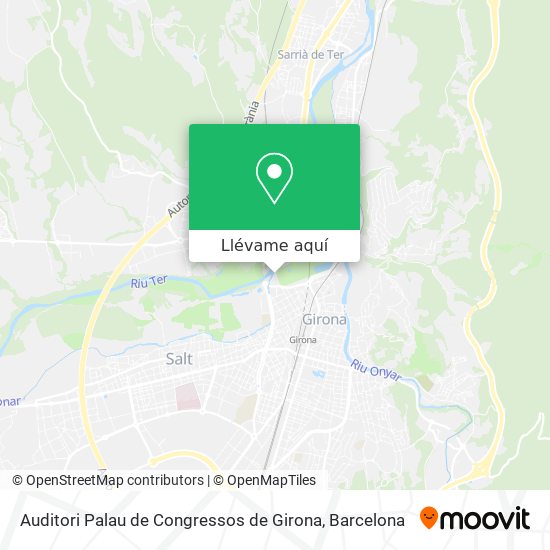 Mapa Auditori Palau de Congressos de Girona